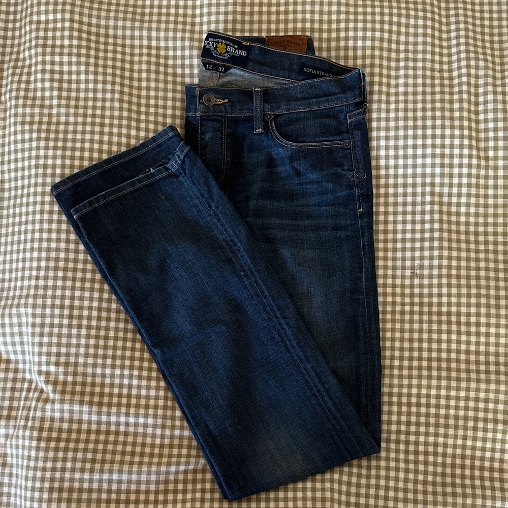 Lucky Brand Dark Blue Sofia Straight Women’s Jeans